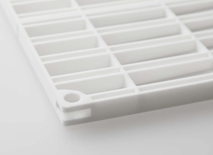 Yamazaki Skinny White Foldable Silicone Dish Drying Mat