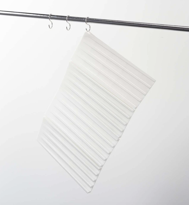 Yamazaki Skinny White Foldable Silicone Dish Drying Mat