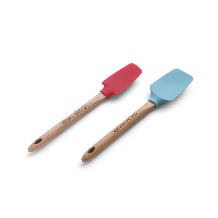 Red & Blue Mini Spatulas, set of 2