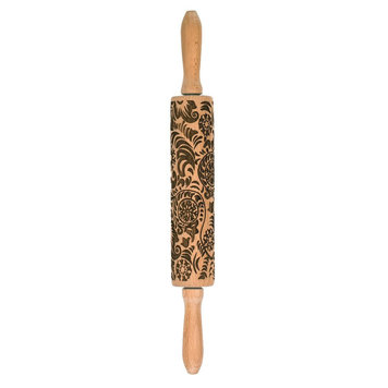 Christmas Paisley Rolling Pin