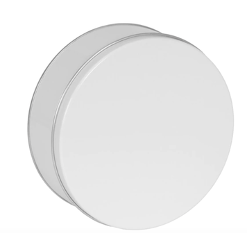 8x3" White Cookie Tin, 3lb capacity