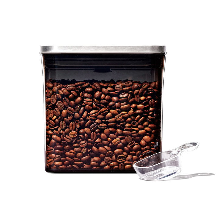 Manual Coffee Bean Grinder  Copper Mill With Scoop - Moreveda