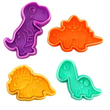 Dinosaur Cookie Stampers, set of 4