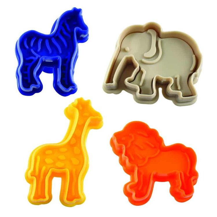 Animal Cookie Stampers, set of 4