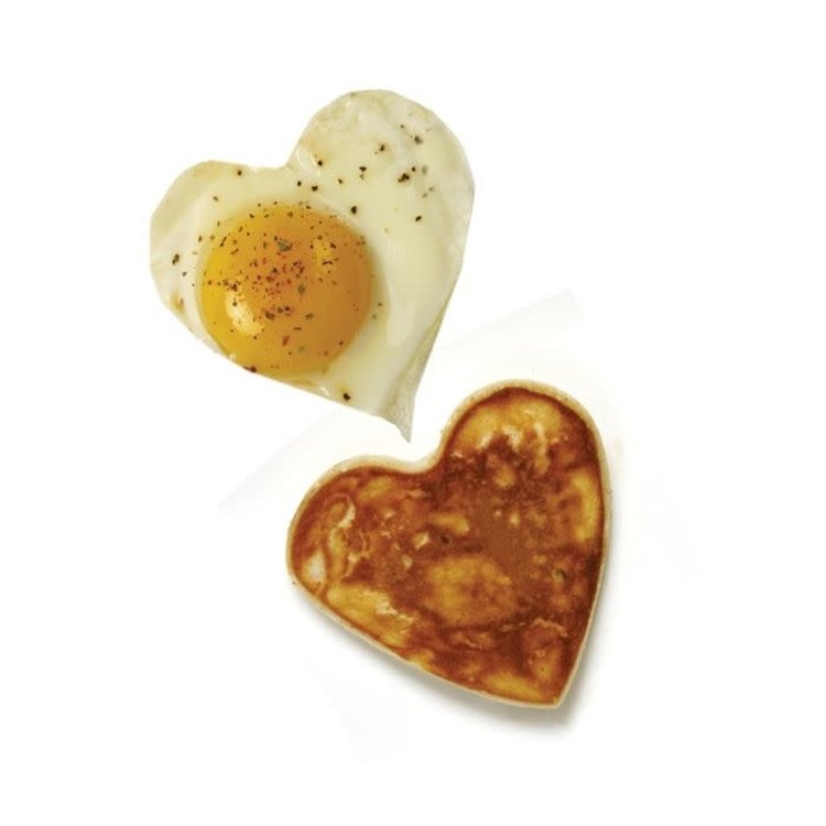 Heart Egg Rings, set of 2