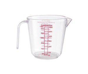 MEASURING CUP PLASTIC ONE CUP SOFTGRIP HANDLE B&C LABEL - Regent Products  Corp.