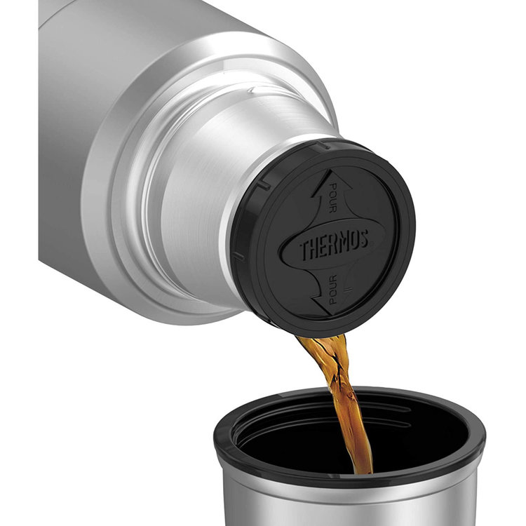 16oz Matte Steel Thermos