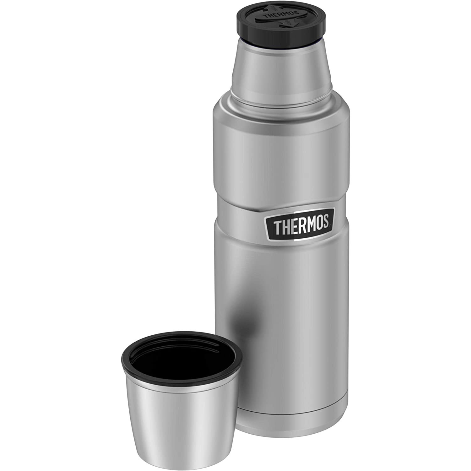 17oz Matte Steel Thermos Whisk