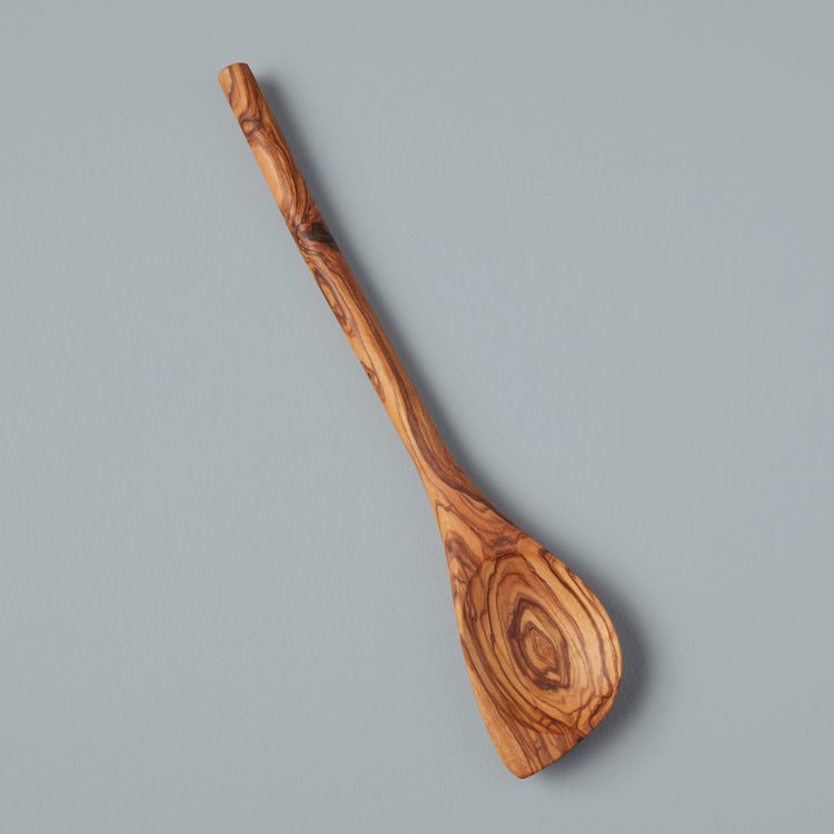 Olive Wood Corner Spoon