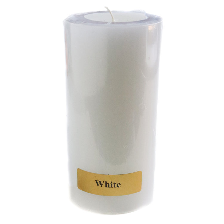 3x6" White Pillar Candle Whisk