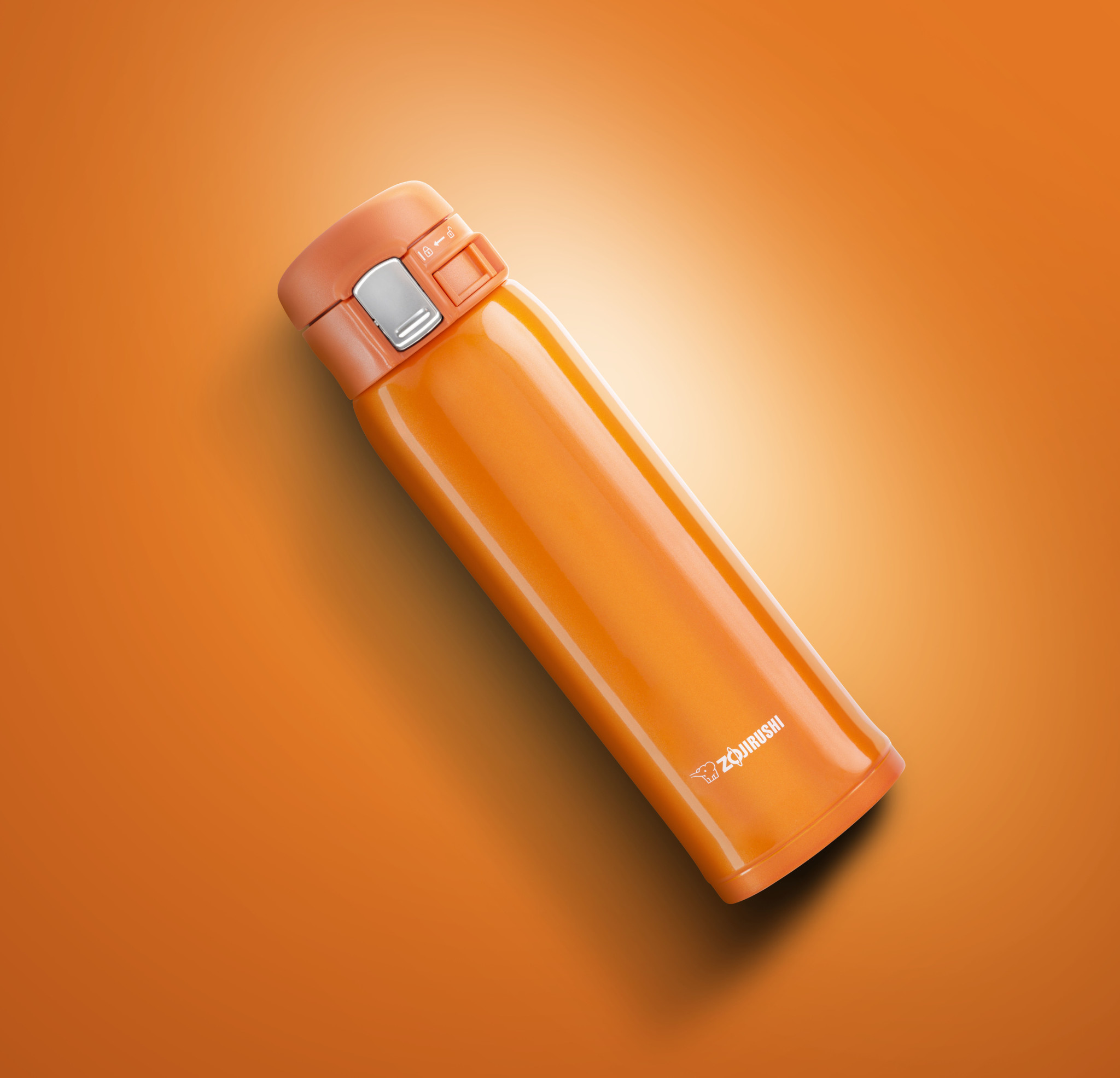 Stainless Steel Thermos Bottle - Ete Orange par Konges Sløjd 