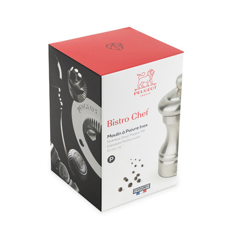 Peugeot Peugeot 4" Stainless Steel Bistro Pepper Mill