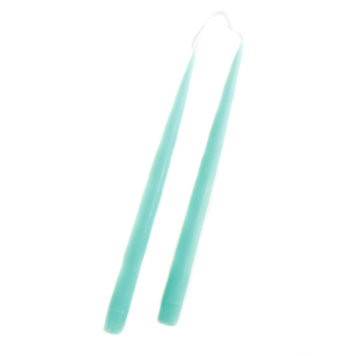13" Seafoam Candles, set of 2