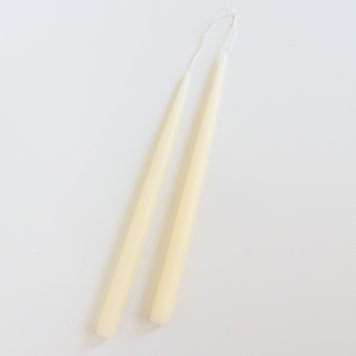 13” Ivory Candles, set of 2