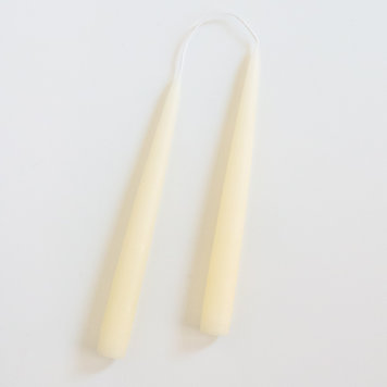 9” Ivory Candles, set of 2