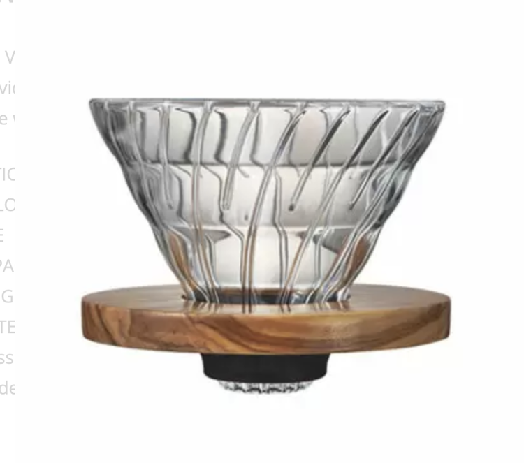 Hario Olive Wood & Glass #2 Pourover