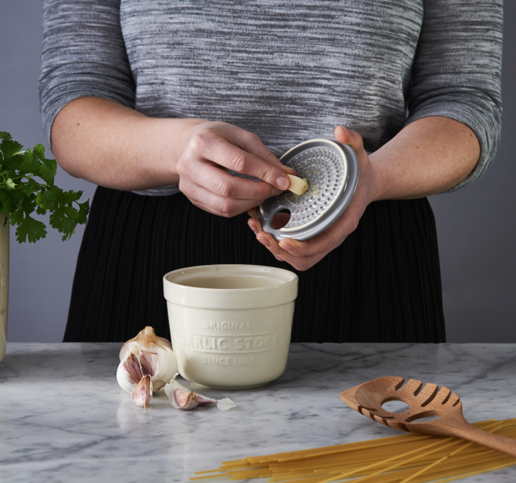 Garlic Keeper & Grater