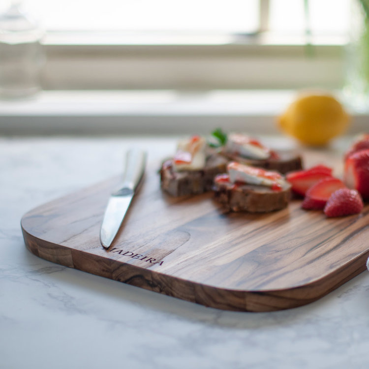 11.5x13.5" Teak Cutting or Serving Board