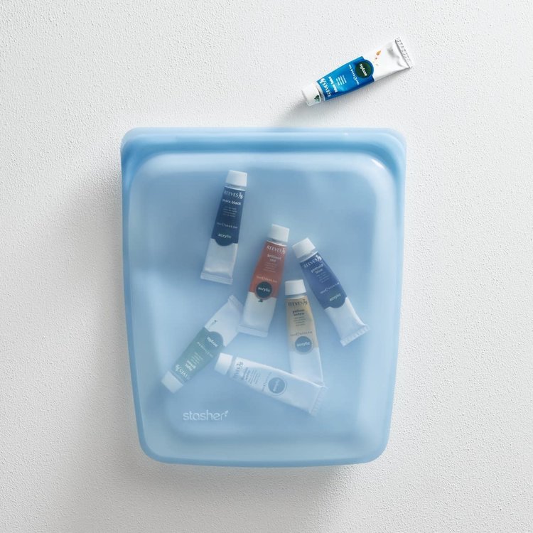 Stasher Stasher Half Gallon Blue Storage Bag