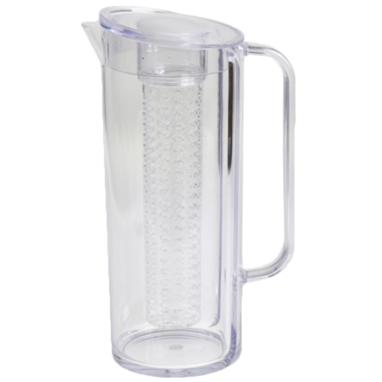 Half Gallon Plastic Pitcher with Infuser