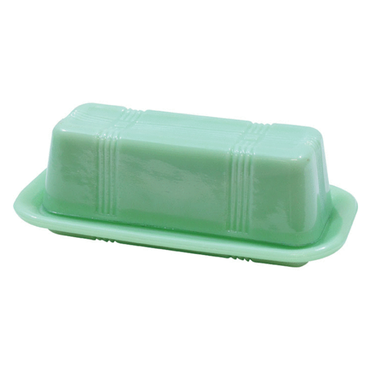 Jadeite Butter Dish