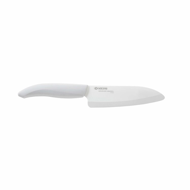 Kyocera Kyocera White Ceramic Santoku Knife