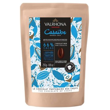 Valrhona 66% Semi-Sweet Chocolate Feves