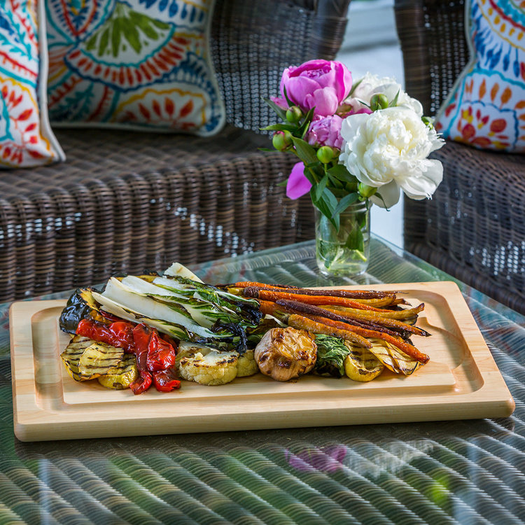 J.K. Adams J.K. Adams 20” x 14” Farmhouse Carving or Serving Board with Well