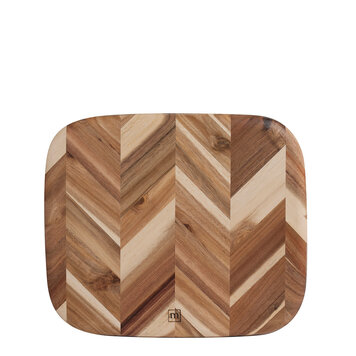 12.5x14.5" Herringbone Cutting or Serving Board
