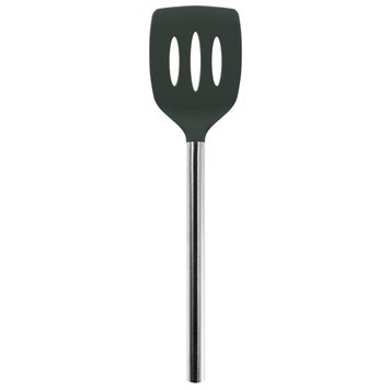 Tovolo Tovolo Charcoal Grey Silicone Slotted Offset Turner/Spatula