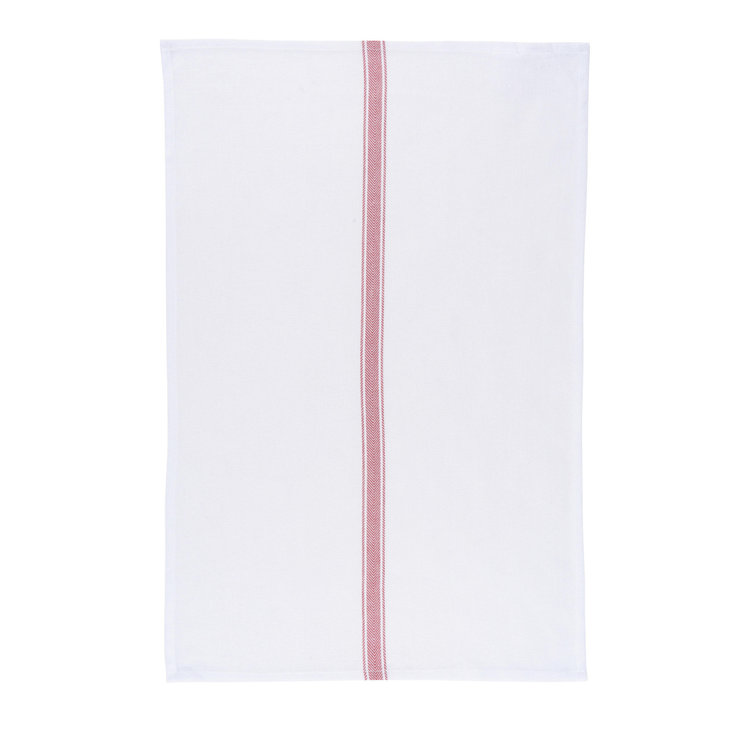 Set of 4 Poppy Brooklyn Stripe Dishtowels