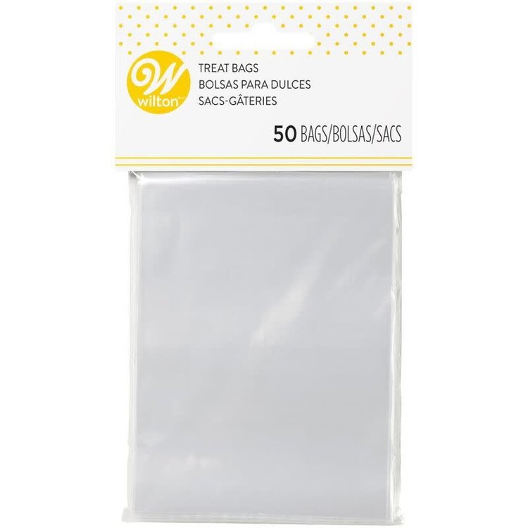 Wilton Clear Treat Bags, 3" x 4"