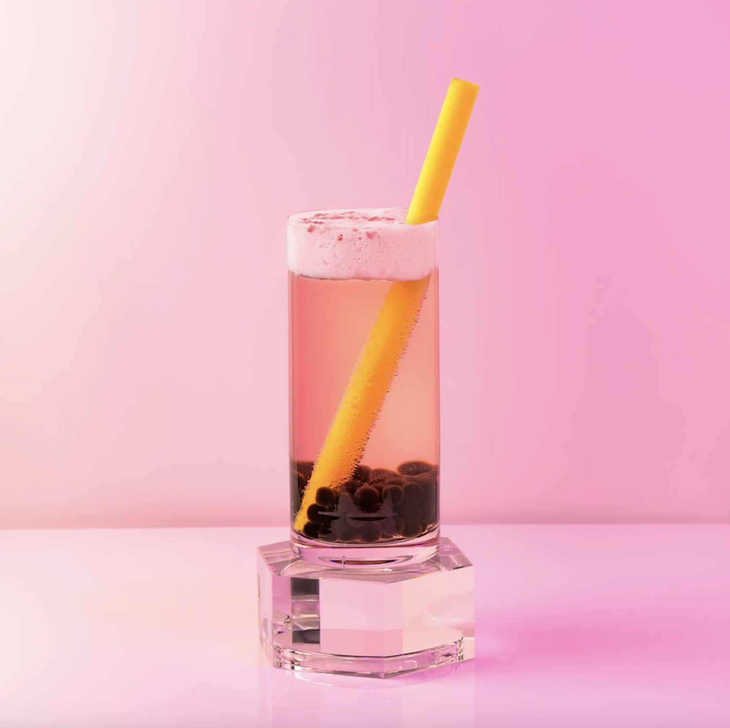 Reusable Glass Straw Set for Boba, Bubble Tea, Smoothies