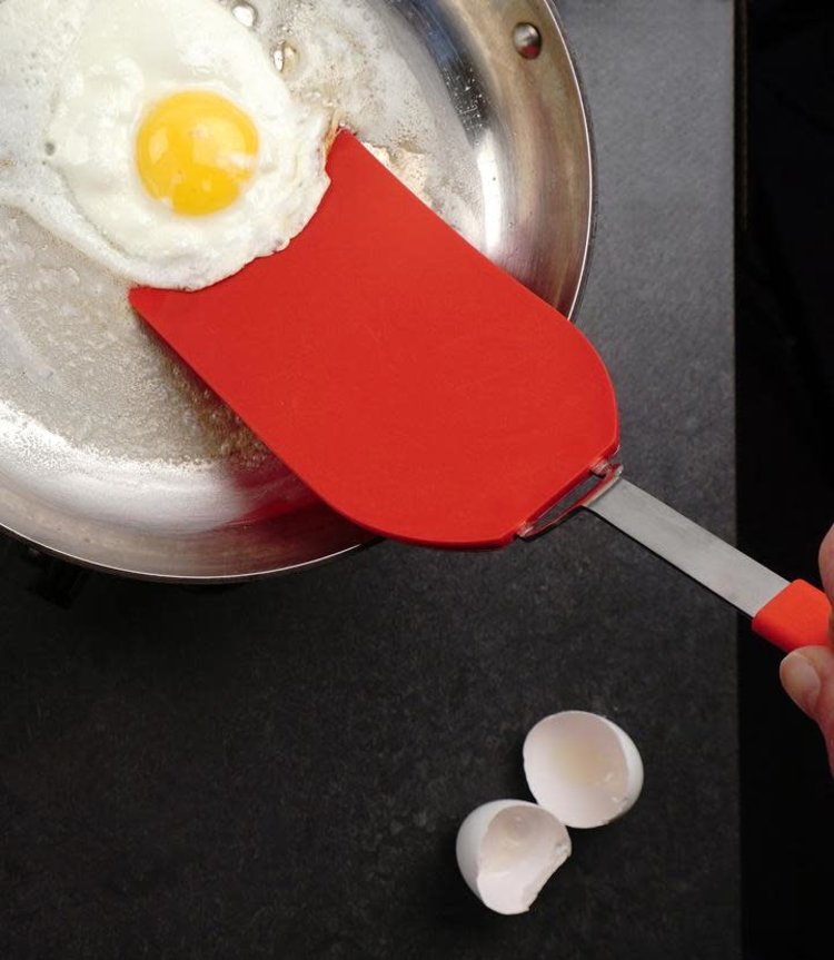 Red Nylon Offset Flex Turner/Spatula