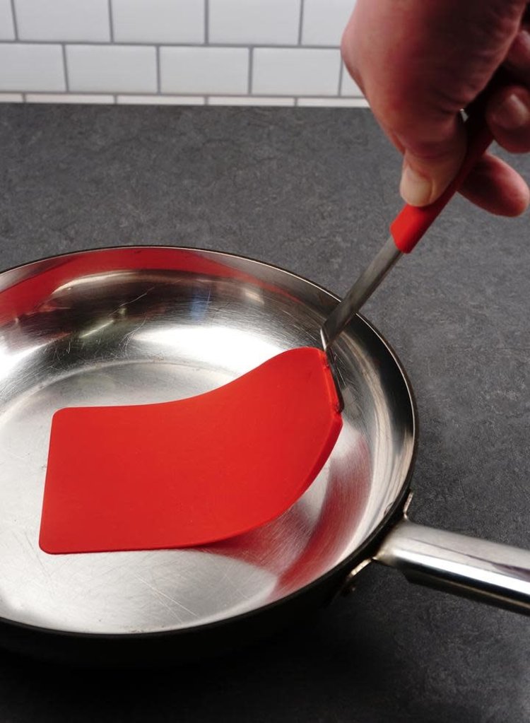 Red Nylon Offset Flex Turner/Spatula
