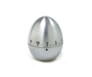 Kitchen Timer Stainless Steel Egg Timer 60 Minutes Mechanical
