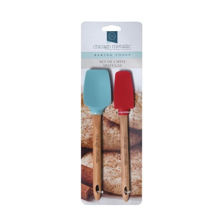 Red & Blue Mini Spatulas, set of 2