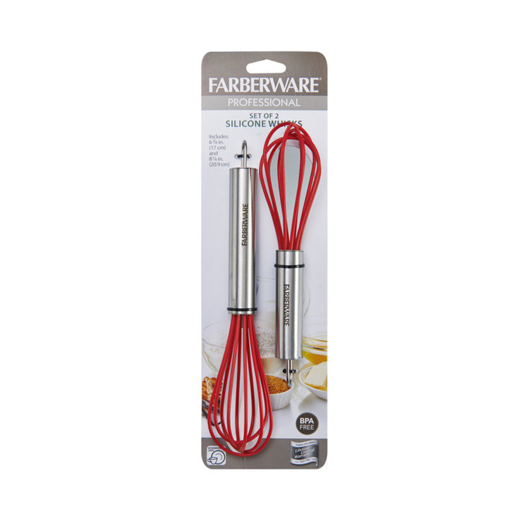 Red Whisks, set of 2