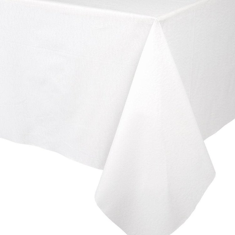 5x8' White Paper Tablecloth