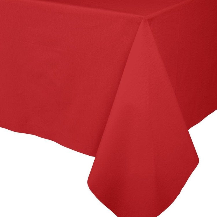 5x8' Red Paper Tablecloth