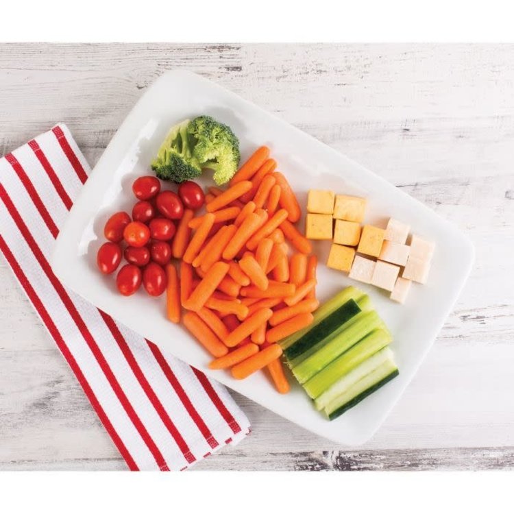 9.5x14” White Platter