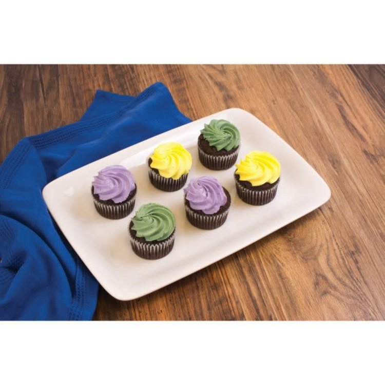 9.5x14” White Platter