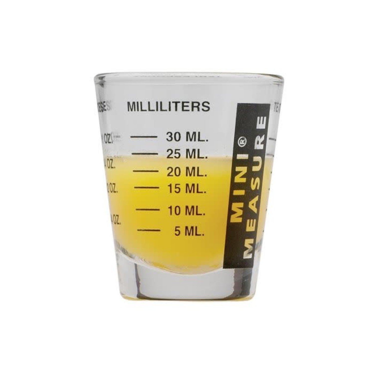 Mini Measure - small measuring glass/shot glass-  Tbls,Tspn,ounces,Milliliters