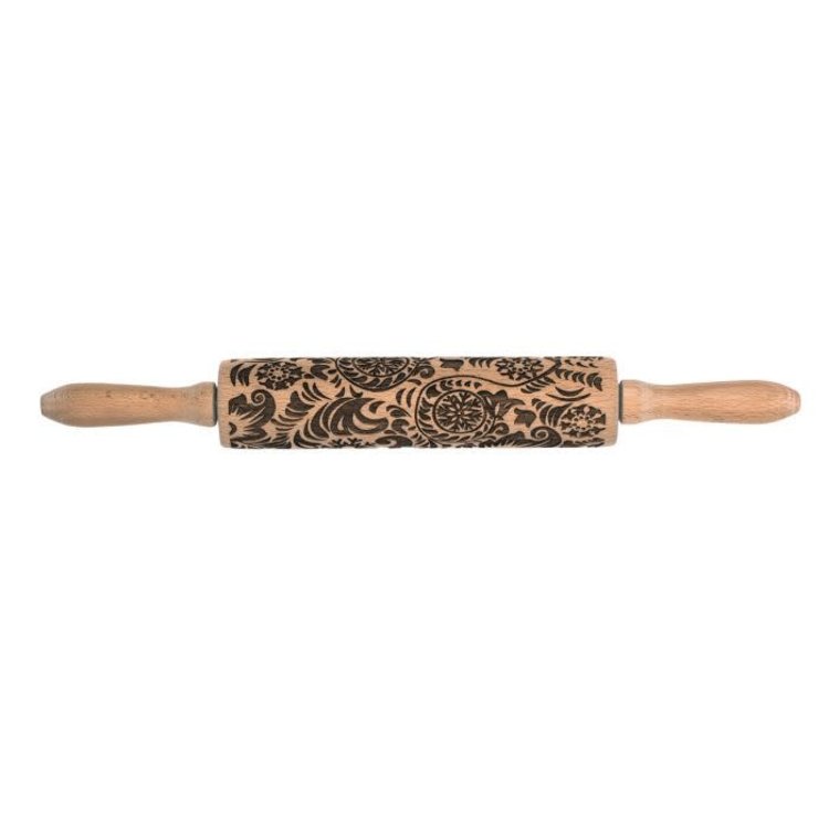 Christmas Paisley Rolling Pin