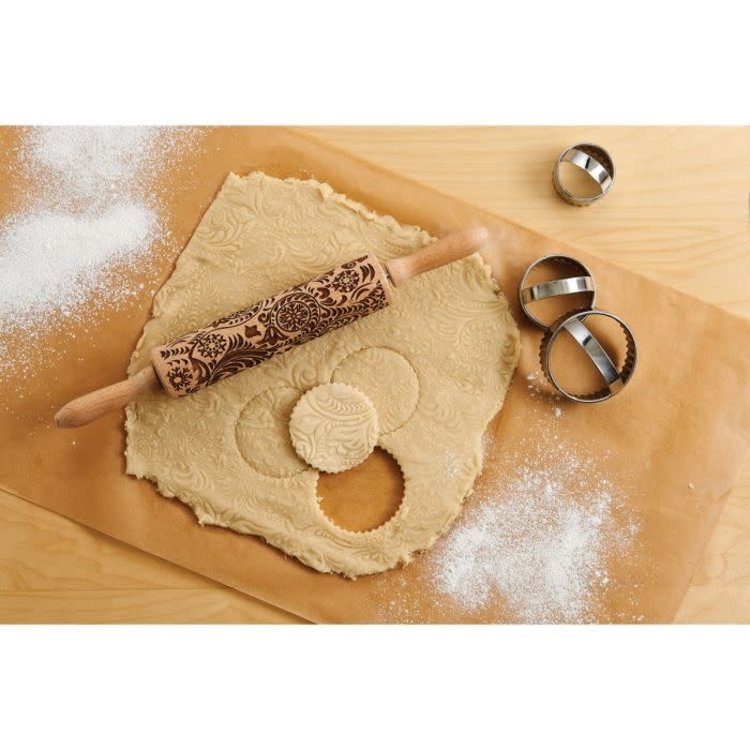 Christmas Paisley Rolling Pin