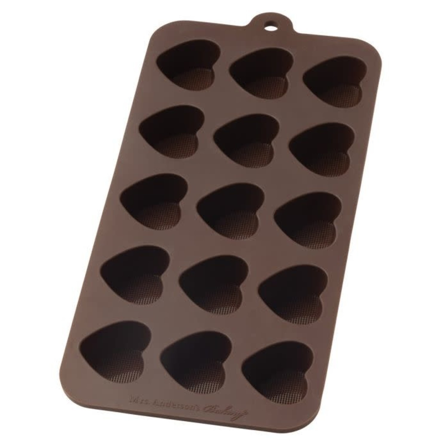 Mrs. Anderson's Baking Heart Cutter with Storage Container, Set of 5