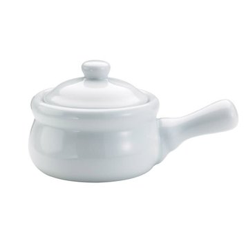 White French Onion Soup Bowl