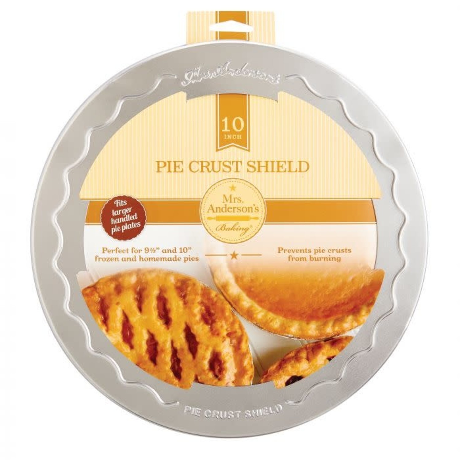 Tin Pie Crust Shield Whisk