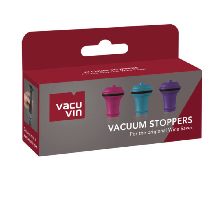 Vacuvin Multicolor Stoppers, set of 3