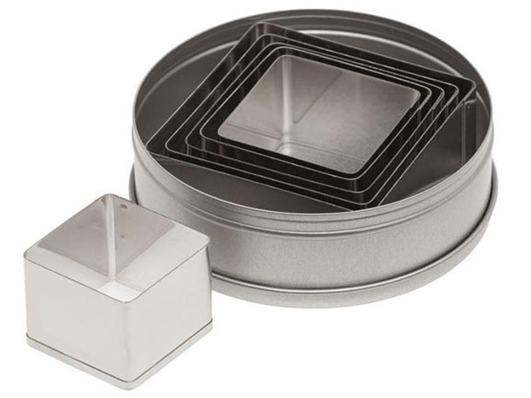 Ateco Square Cutter Set